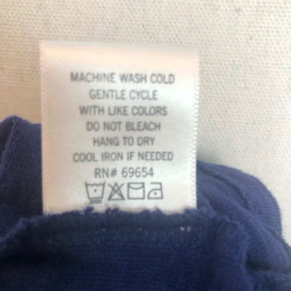 Harper blue embroidered top size s - Picture 6 of 8